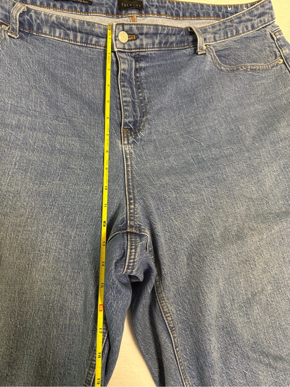 Talbots Light Blue Denim Bermuda Shorts - Picture 5 of 7
